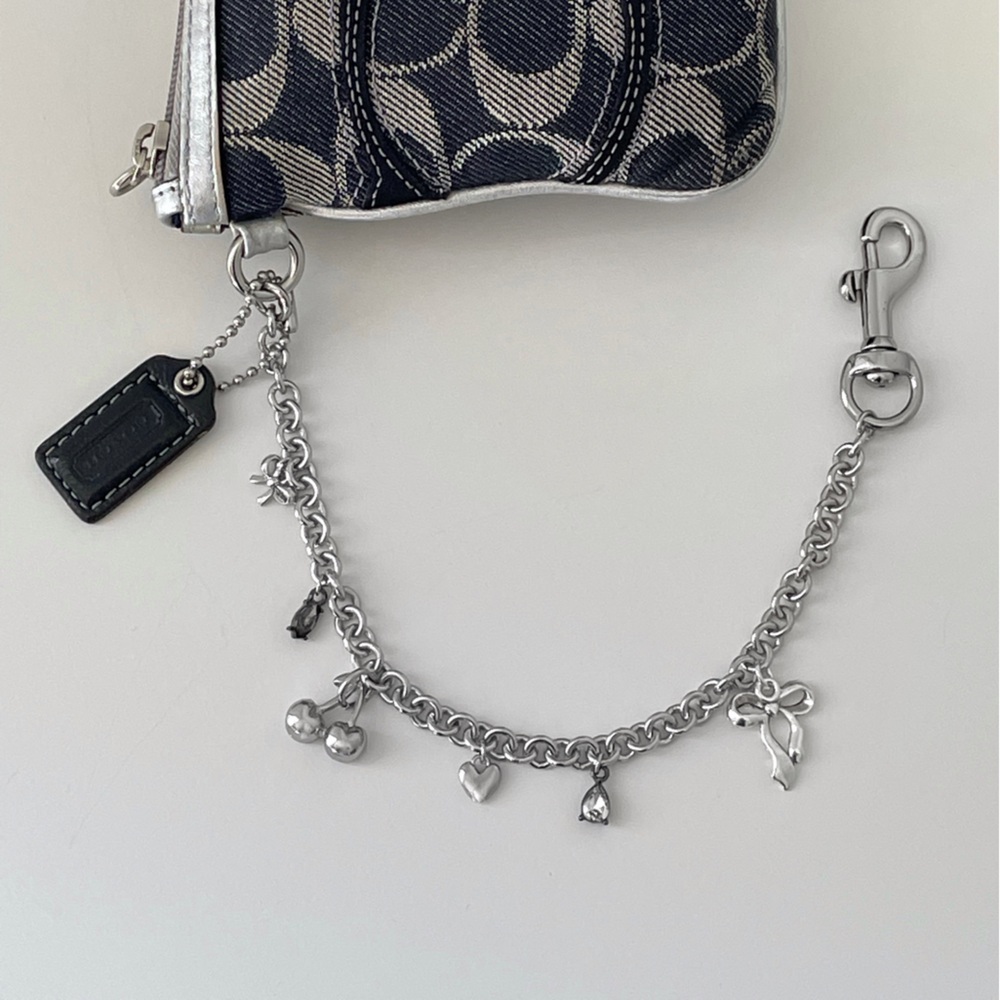 Coach Denim Pouch | Wristlet Mini Bag - Picture 12 of 15